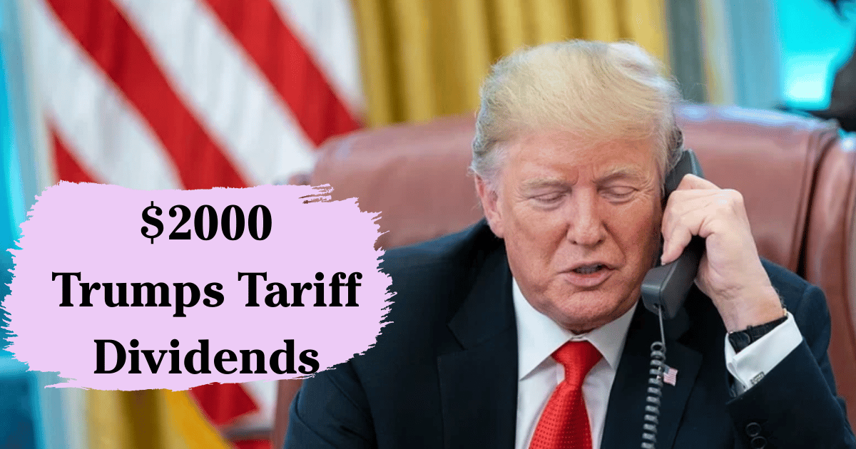 donald trumps tariff dividends